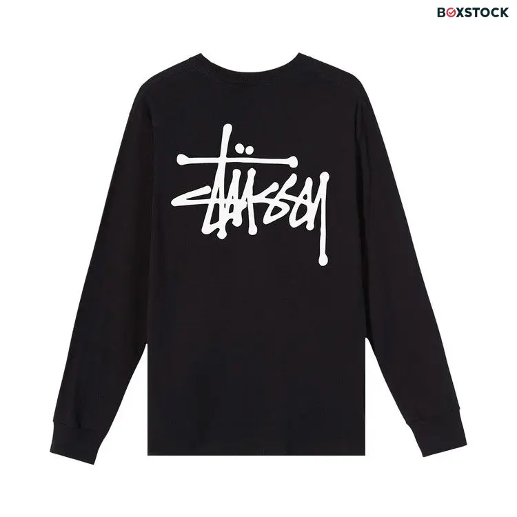 Stussy Basic Long-Sleeve Tee 'Black' Spring/Summer 2021 1994615-BLAC