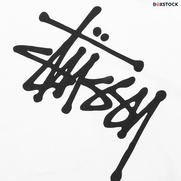 Stussy Basic Long-Sleeve Tee 'White' Fall/Winter 2020