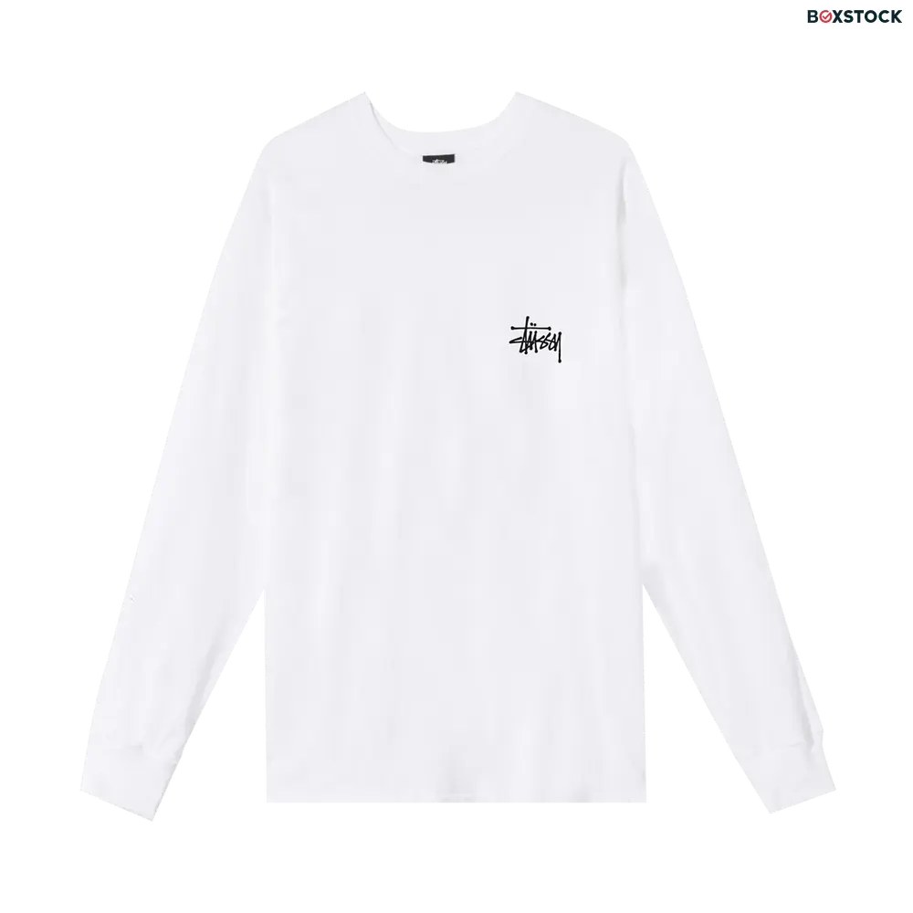 Stussy Basic Long-Sleeve Tee 'White' Spring/Summer 2021 1994615-WHIT