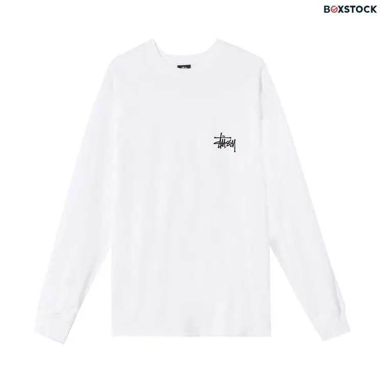 Stussy Basic Long-Sleeve Tee 'White' Spring/Summer 2021 1994615-WHIT