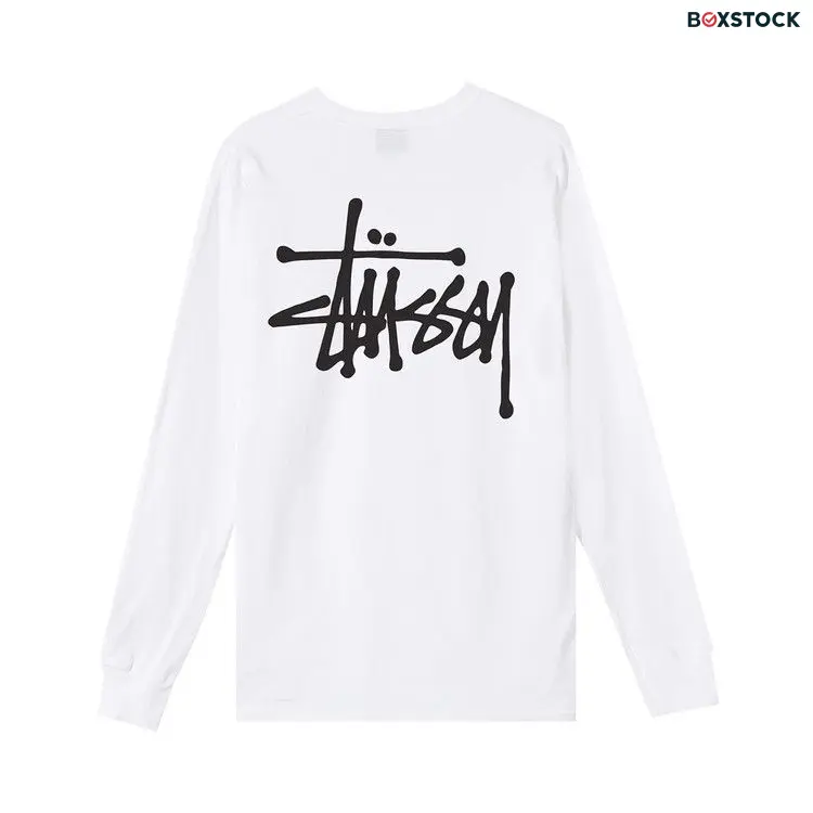 Stussy Basic Long-Sleeve Tee 'White' Spring/Summer 2021 1994615-WHIT