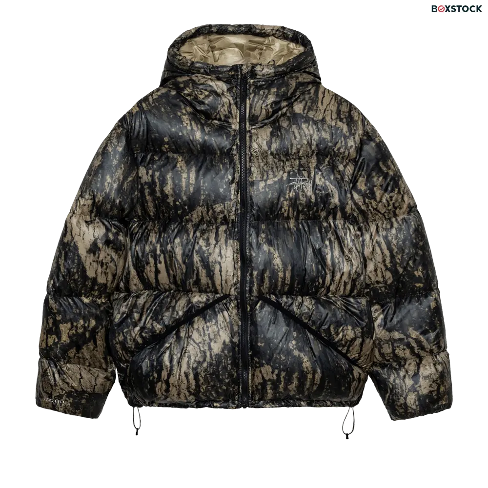 stussy Stussy Down Parka Micro Ripstop 'Relic Camo' Multi-Color Fall/Winter 2023