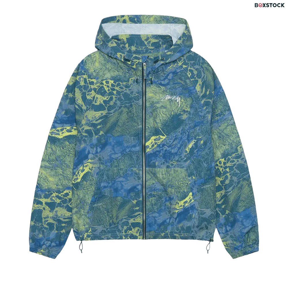 stussy Stussy Realtree Wav3 Beach Shell 'Wave Blue/Yellow' Multi-Color Spring/Summer 2024