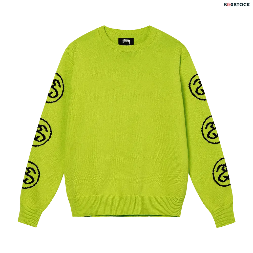 stussy Stussy SS-Link Sweater 'Lime' Green Spring/Summer 2022