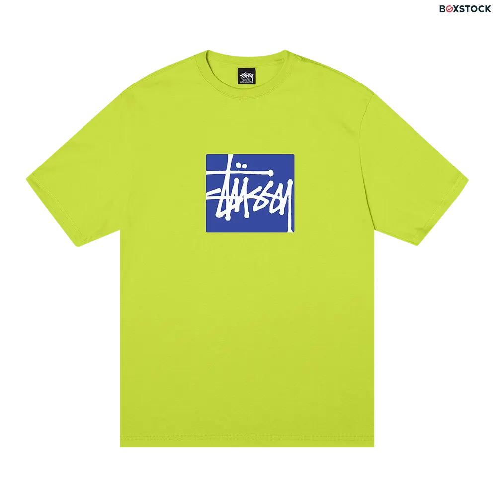 stussy Stussy Stock Box Tee 'Keylime' Green Spring/Summer 2023