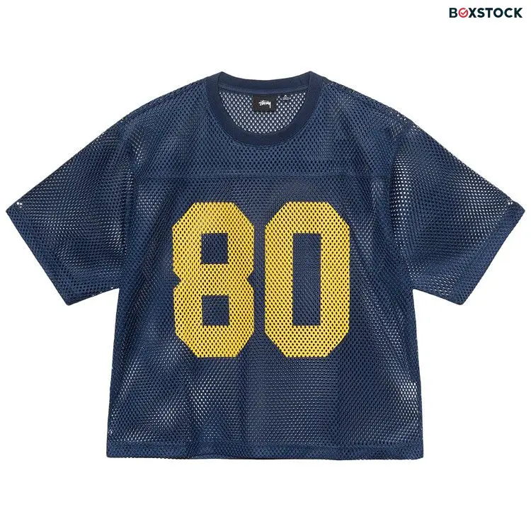 Stussy Team 80 Jersey 'Navy' Blue Spring/Summer 2024