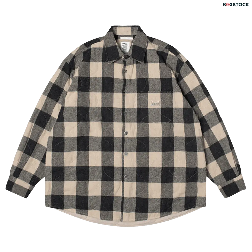 stussy Stussy x Our Legacy Work Shop Borrowed Jacket 'Grey/Beige Check' Multi-Color Spring/Summer 2023