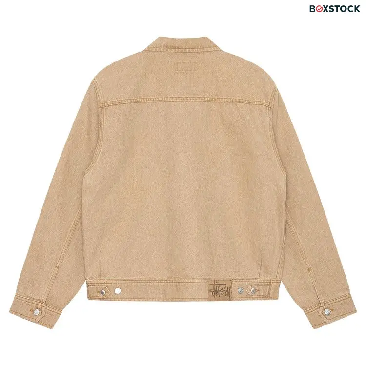 Stussy Zip Work Jacket 'Sand' Tan Spring/Summer 2024