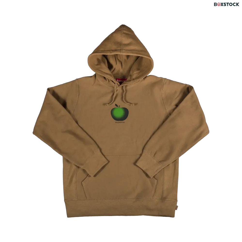 supreme Supreme Apple Hooded Sweatshirt 'Brown' Spring/Summer 2019