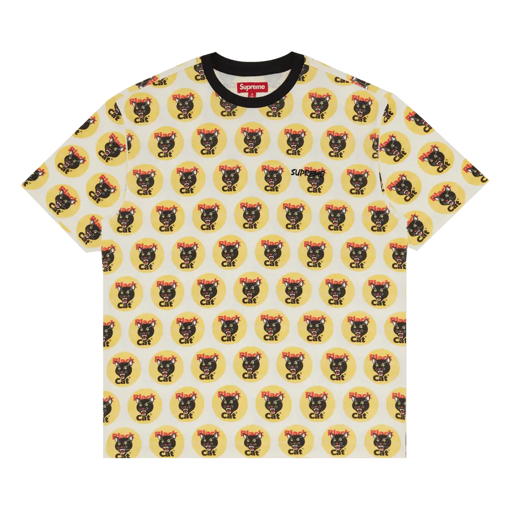 Supreme Black Cat Short-Sleeve Top 'Multicolor' Multi-Color Spring/Summer 2024