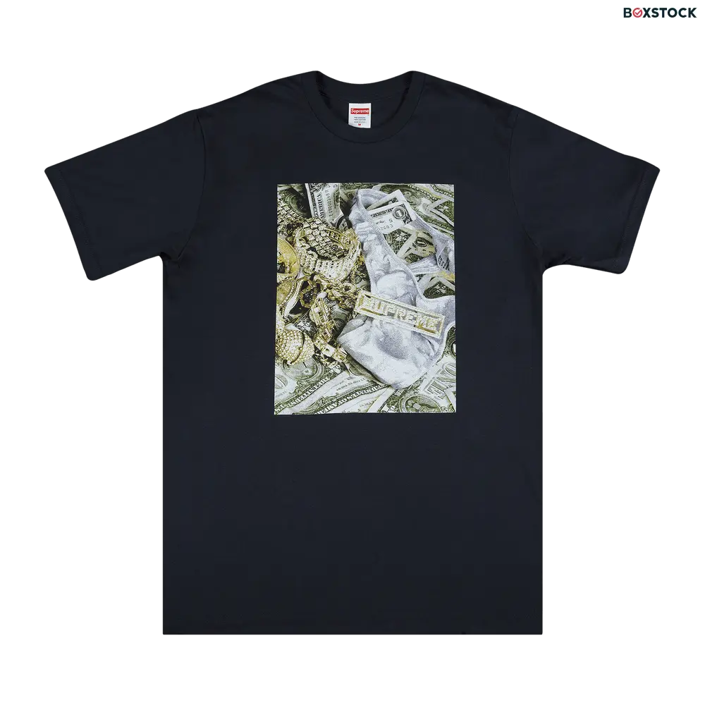 supreme Supreme Bling Tee 'Navy' Blue Spring/Summer 2020