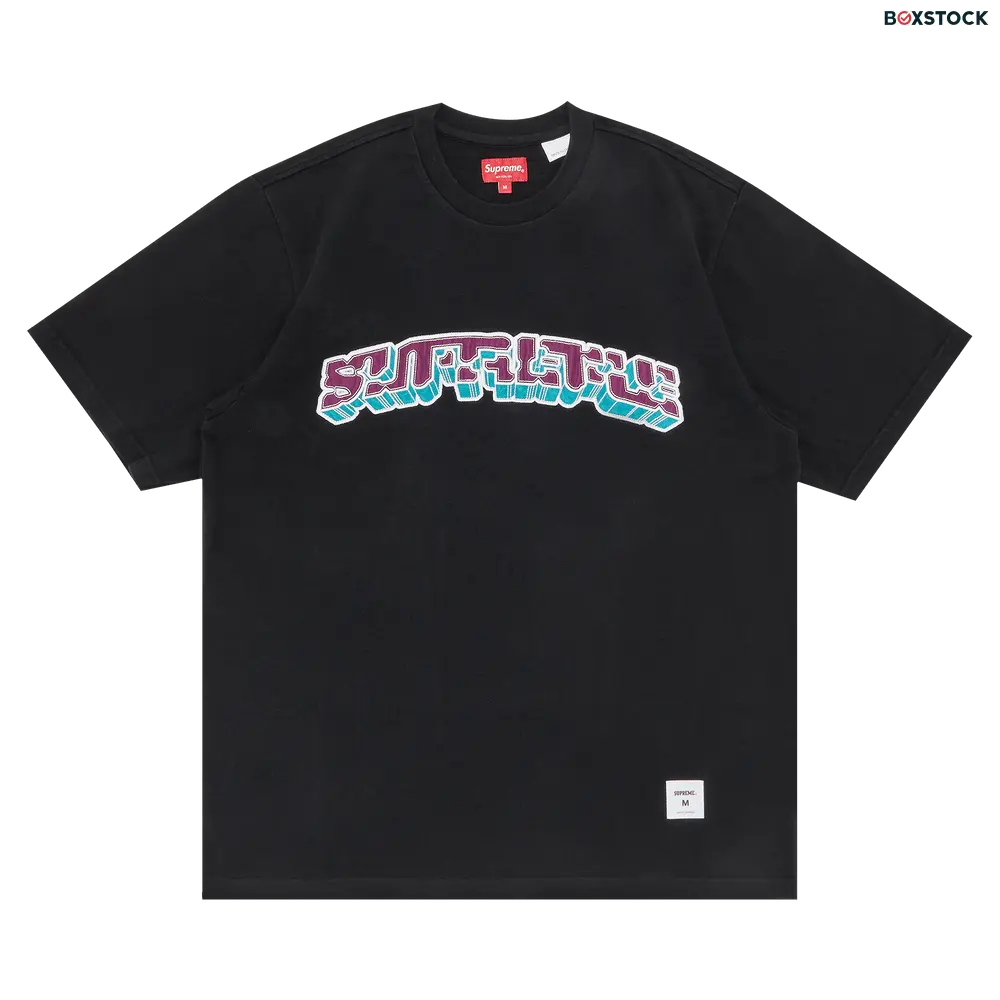 supreme Supreme Block Arc Short-Sleeve Top 'Black' Spring/Summer 2023