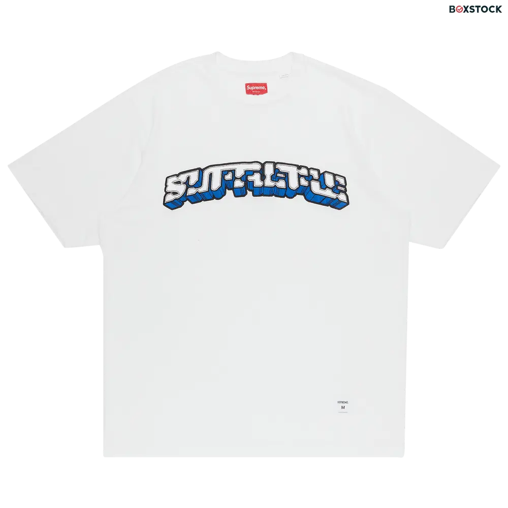 supreme Supreme Block Arc Short-Sleeve Top 'White' Spring/Summer 2023