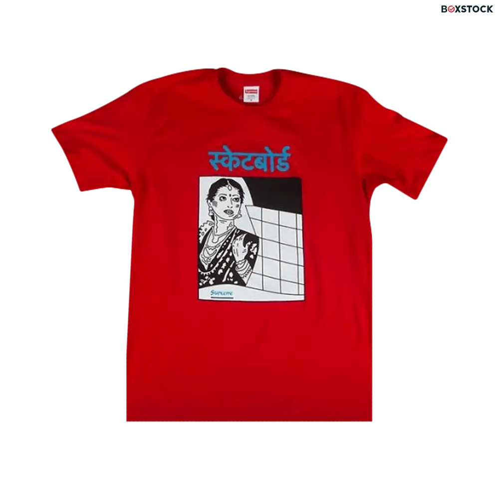 supreme Supreme Bombay T-Shirt 'Red' Fall/Winter 2018