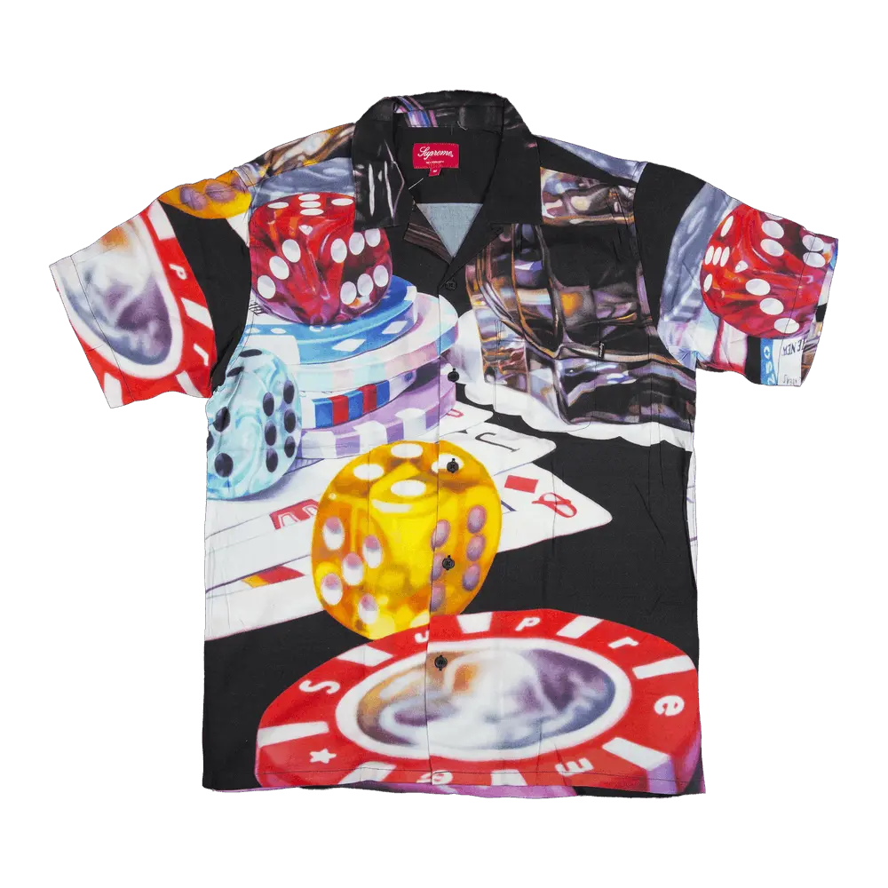 Supreme Casino Rayon Shirt 'Black' Fall/Winter 2018