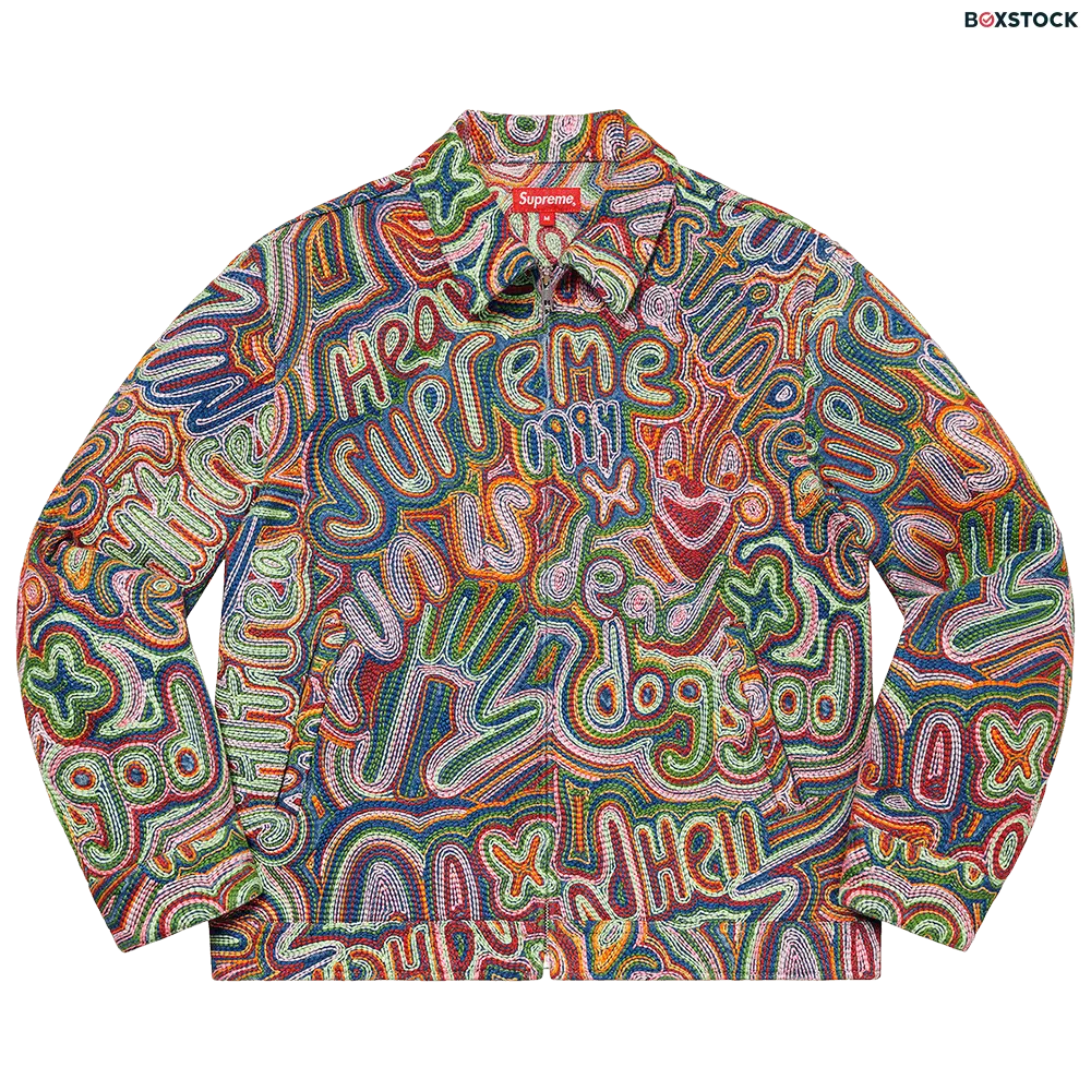 supreme Supreme Chainstitch Denim Jacket 'Multicolor' Multi-Color Spring/Summer 2022