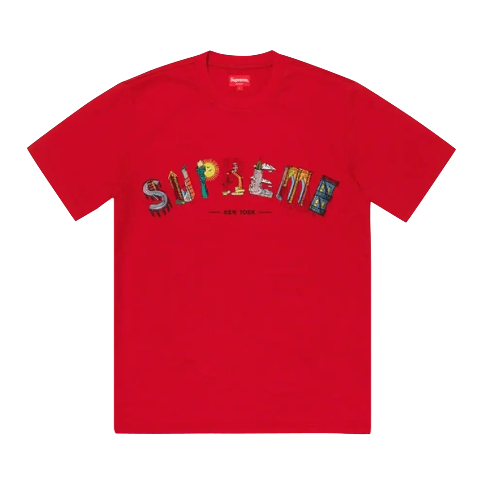 Supreme City Arc Tee 'Red' Spring/Summer 2019