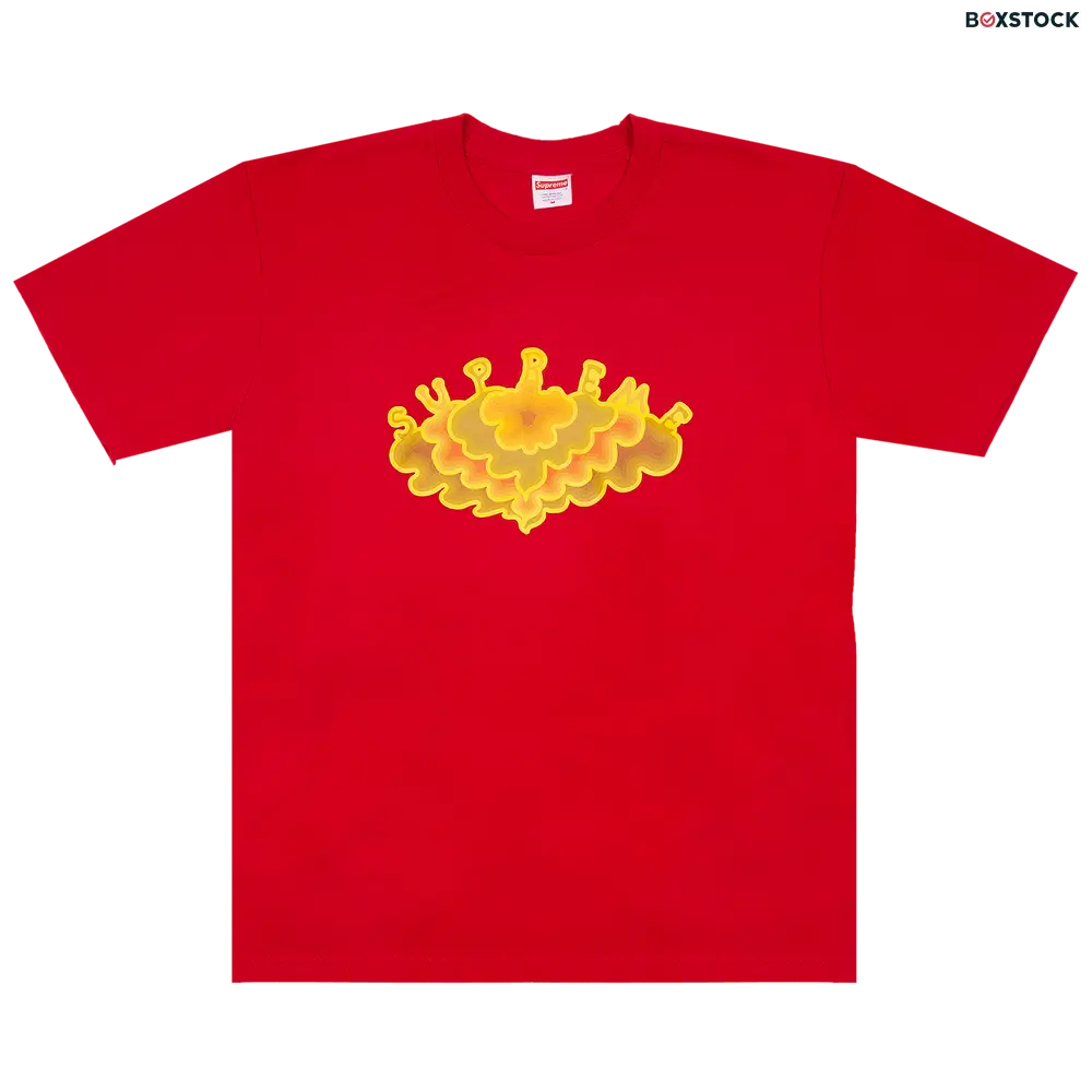 supreme Supreme Cloud Tee 'Red' Spring/Summer 2019