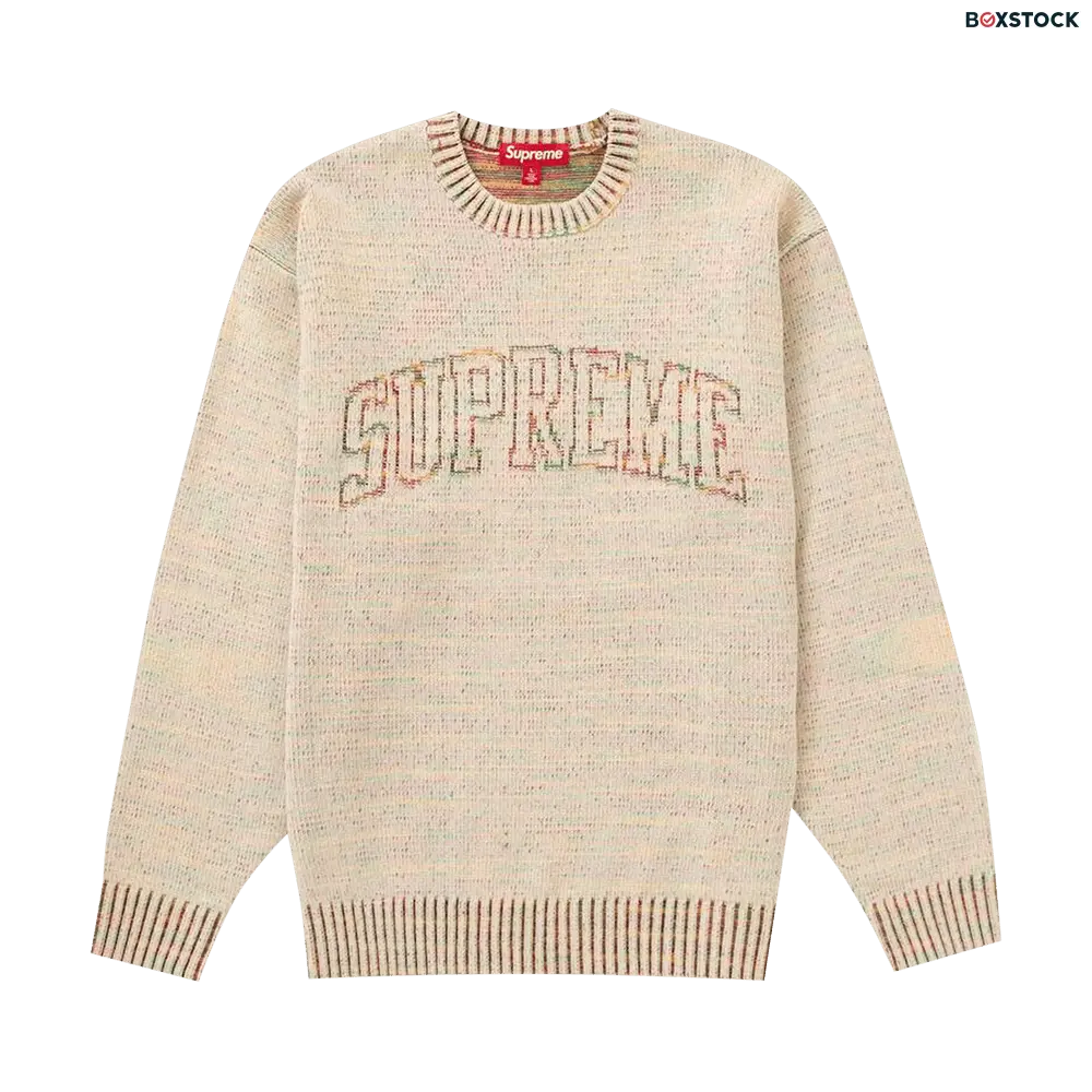supreme Supreme Contrast Arc Sweater 'White' Spring/Summer 2024
