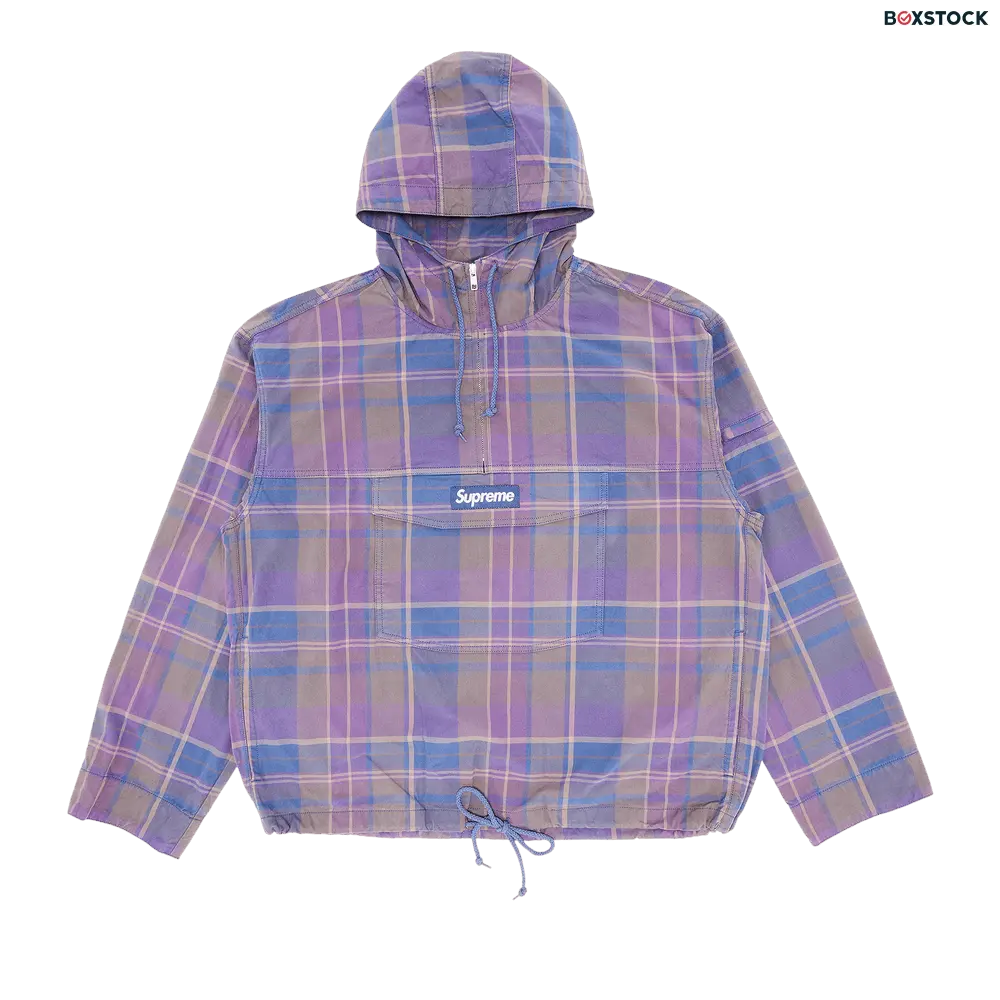 supreme Supreme Cotton Utility Anorak 'Plaid' Multi-Color Spring/Summer 2024