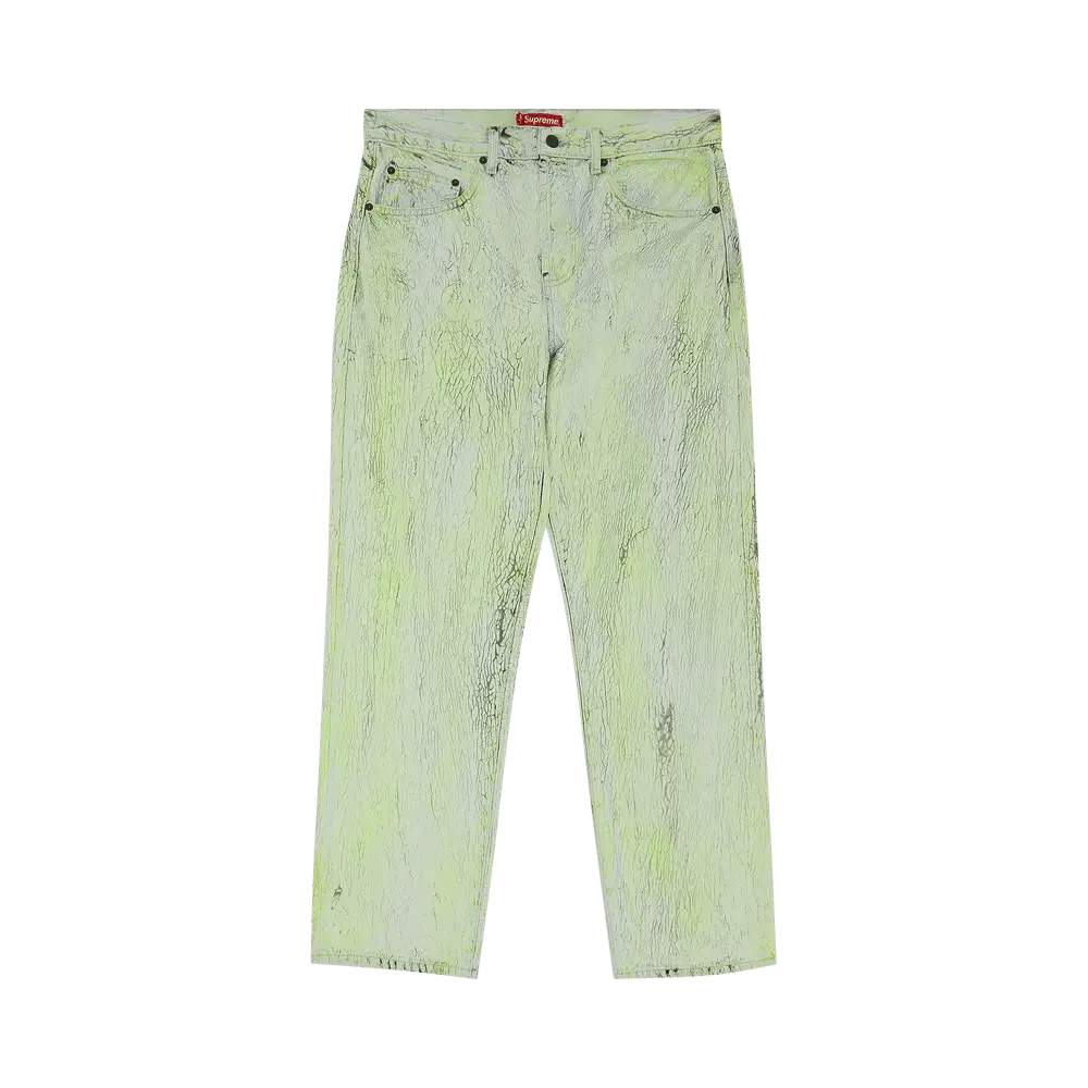 Supreme Crackle Regular Jean 'Multicolor' Multi-Color Fall/Winter 2023