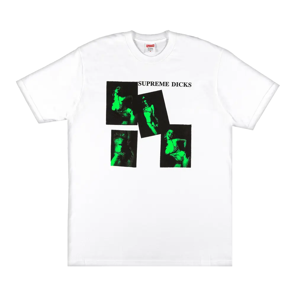 Supreme Dicks Tee 'White' Fall/Winter 2020