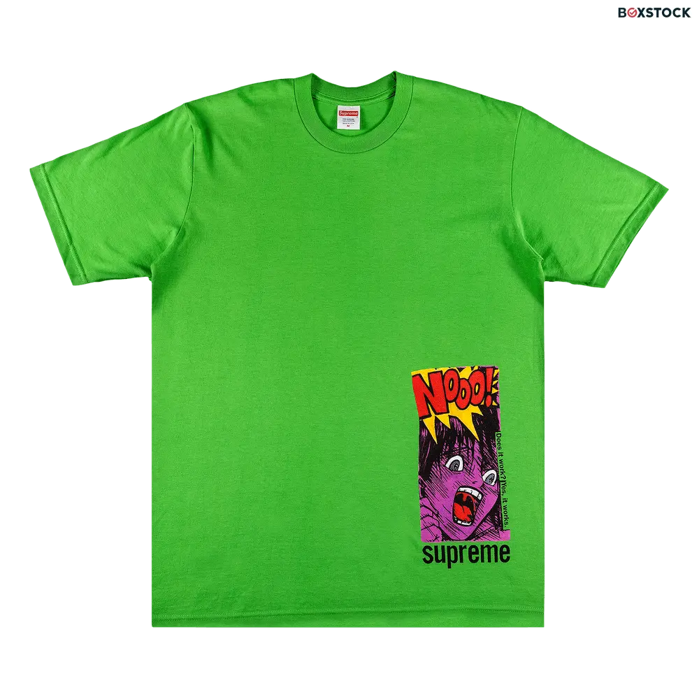 supreme Supreme Does It Work Tee 'Green' Spring/Summer 2021