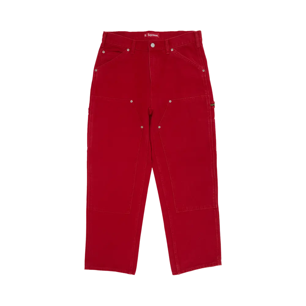 Supreme Double Knee Painter Pant 'Red' Spring/Summer 2023