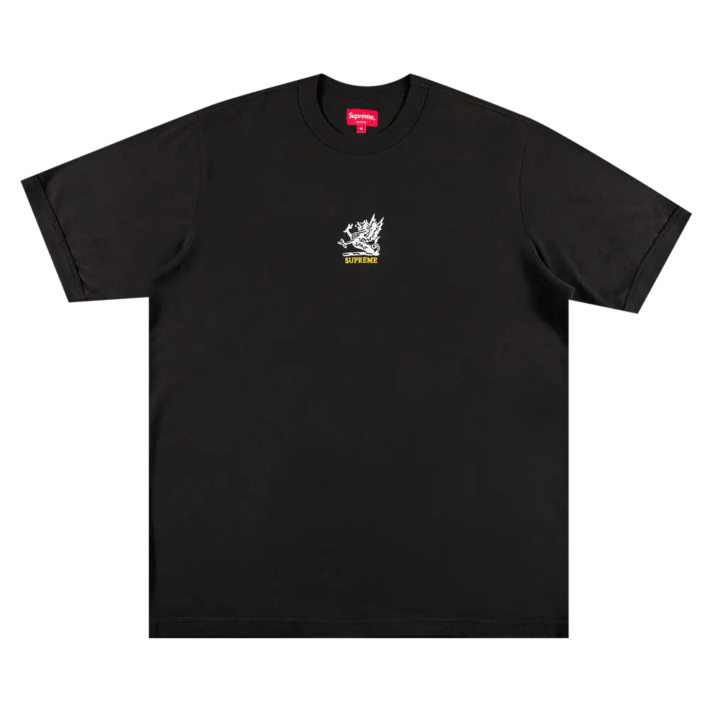 Supreme Dragon Ringer Tee 'Black' Fall/Winter 2021