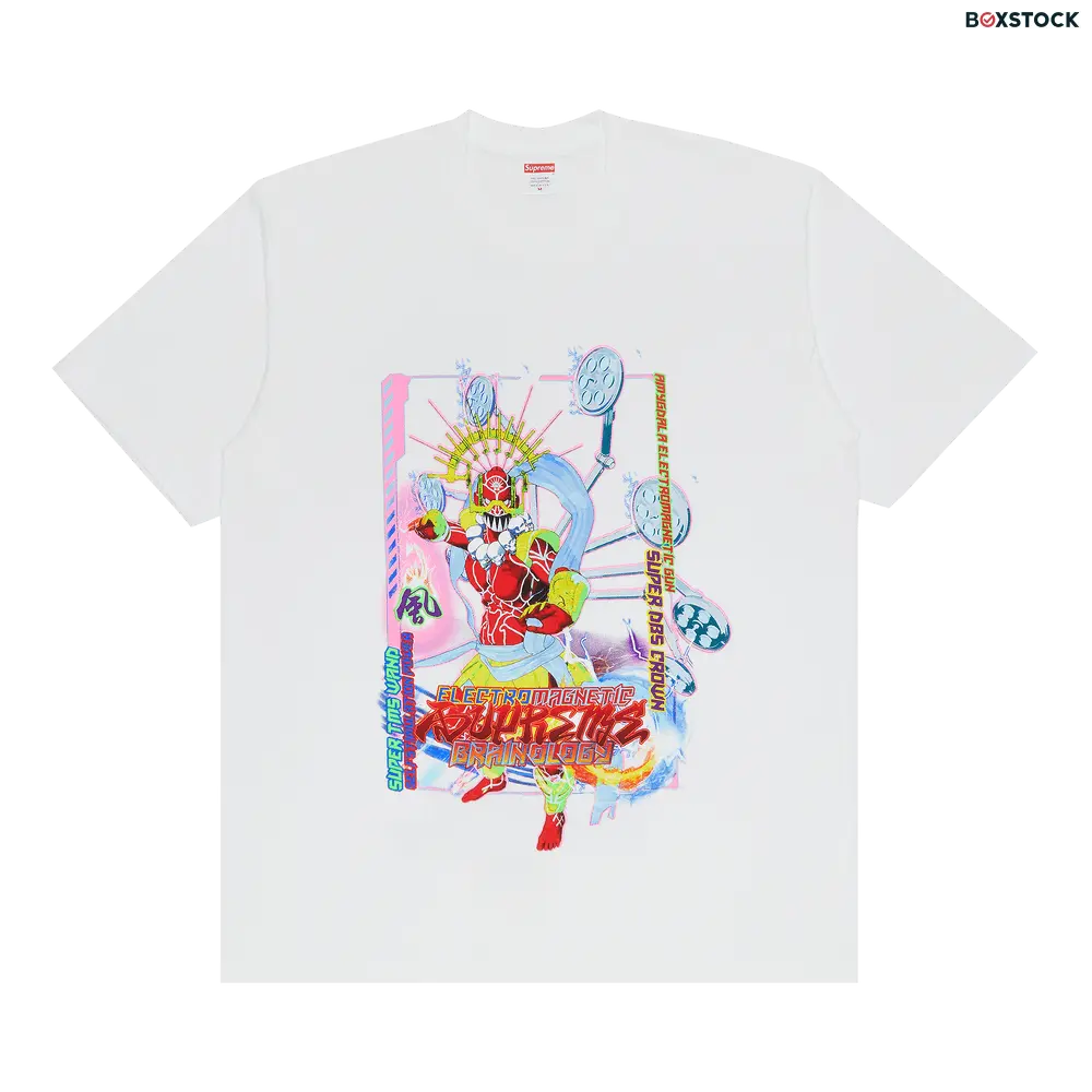supreme Supreme Electromagnetic Tee 'White' Spring/Summer 2024