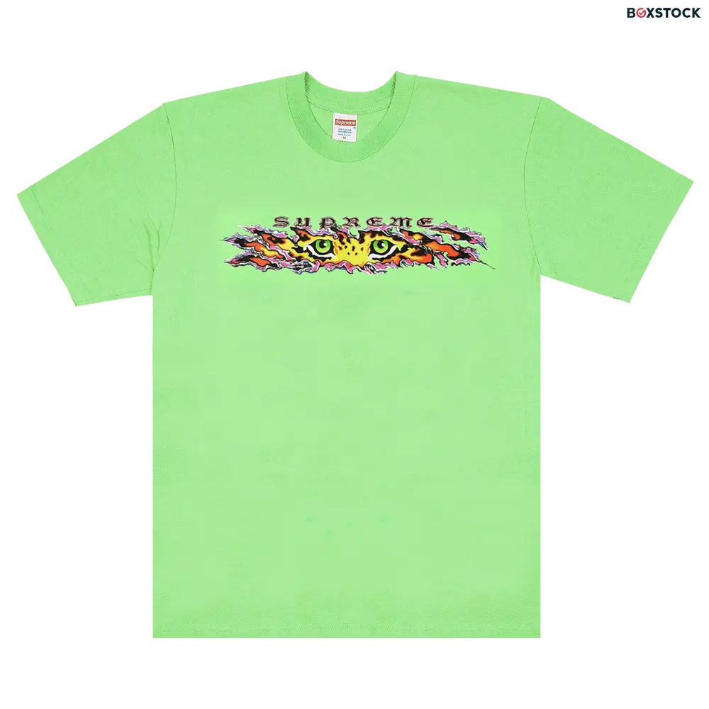 supreme Supreme Eyes Tee 'Lime' Green Spring/Summer 2022