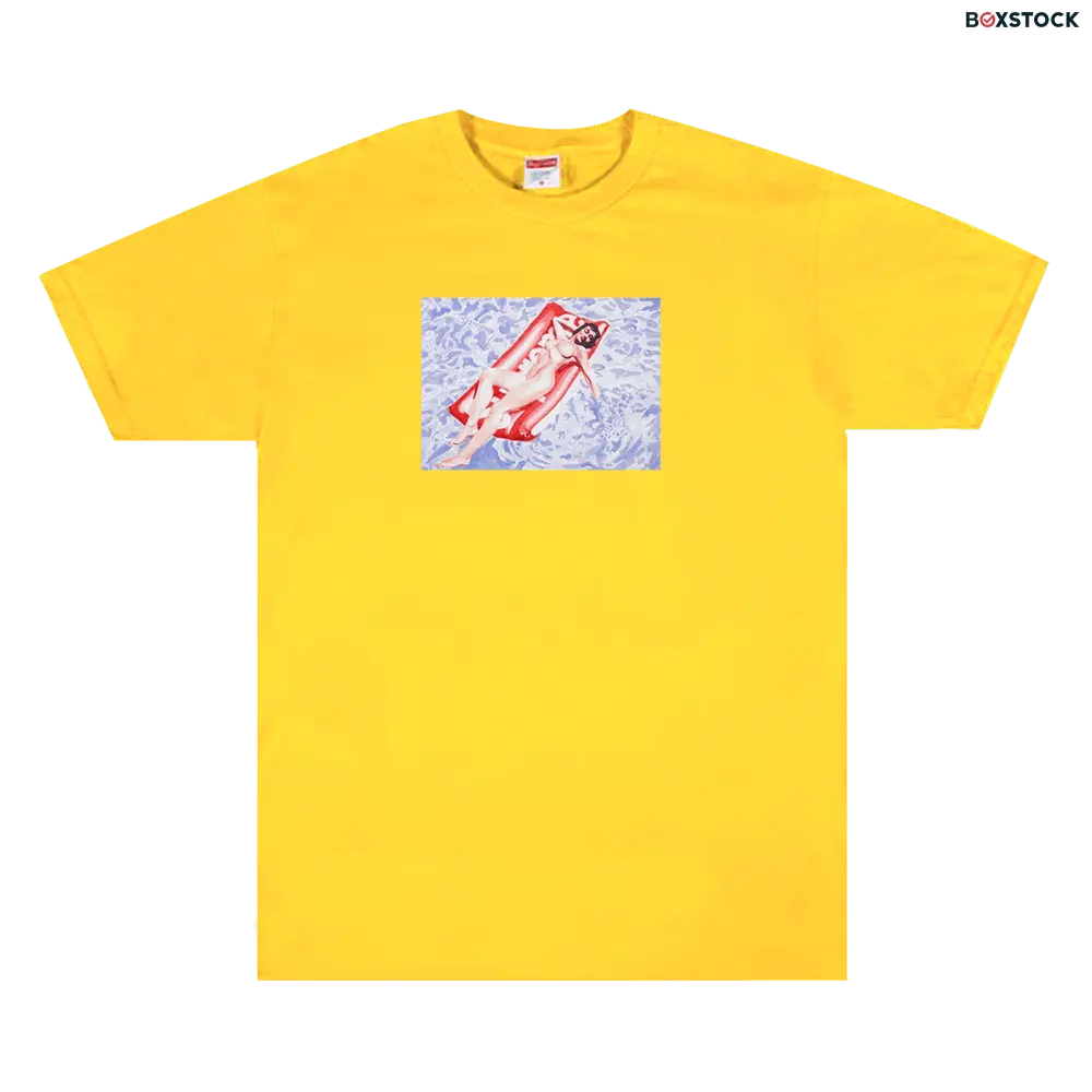 supreme Supreme Float Tee 'Yellow' Spring/Summer 2022