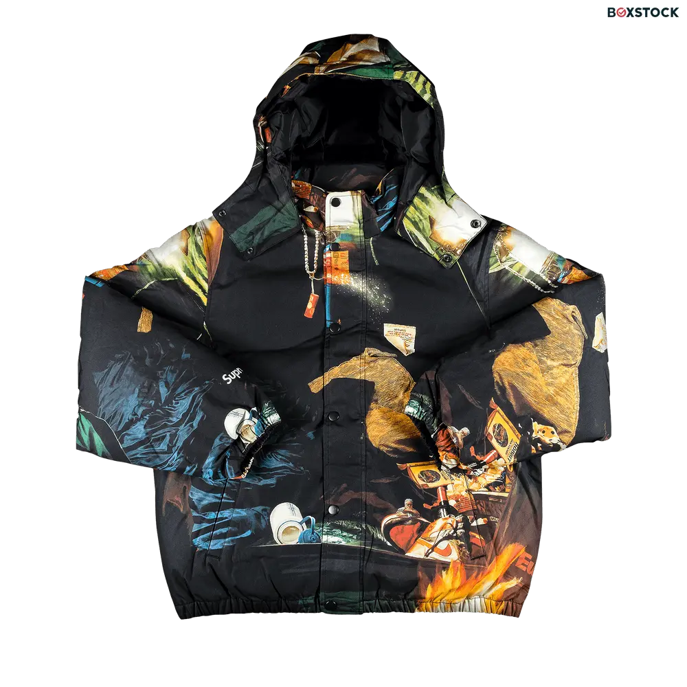 supreme Supreme Firecracker Down Jacket 'Firecracker' Multi-Color Spring/Summer 2021