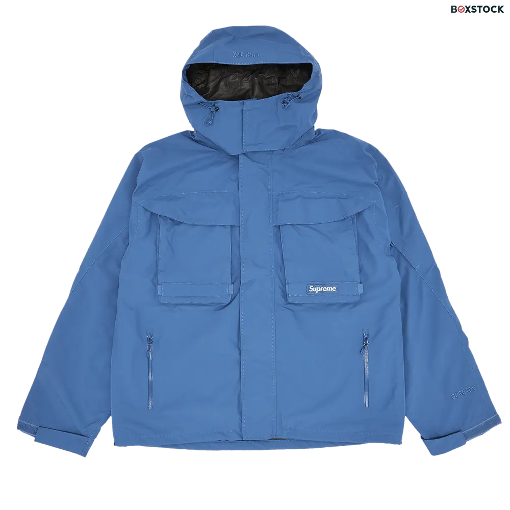 supreme Supreme GORE-TEX PACLITE Lightweight Shell Jacket 'Blue' Spring/Summer 2023