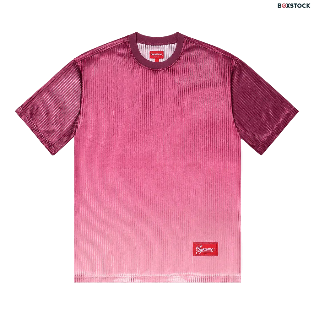 supreme Supreme Gradient Mesh Stripe Jersey 'Magenta' Pink Spring/Summer 2023