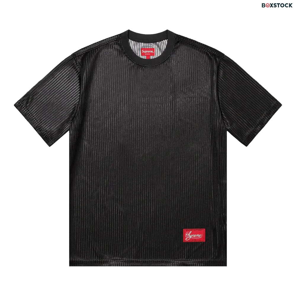 supreme Supreme Gradient Mesh Stripe Jersey 'Black' Spring/Summer 2023