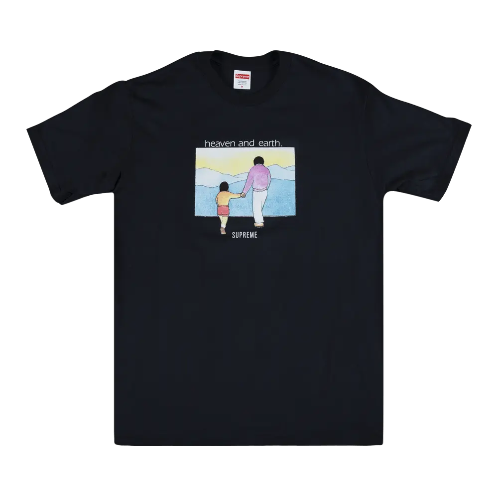 Supreme Heaven And Earth T-Shirt 'Navy' Blue Fall/Winter 2019