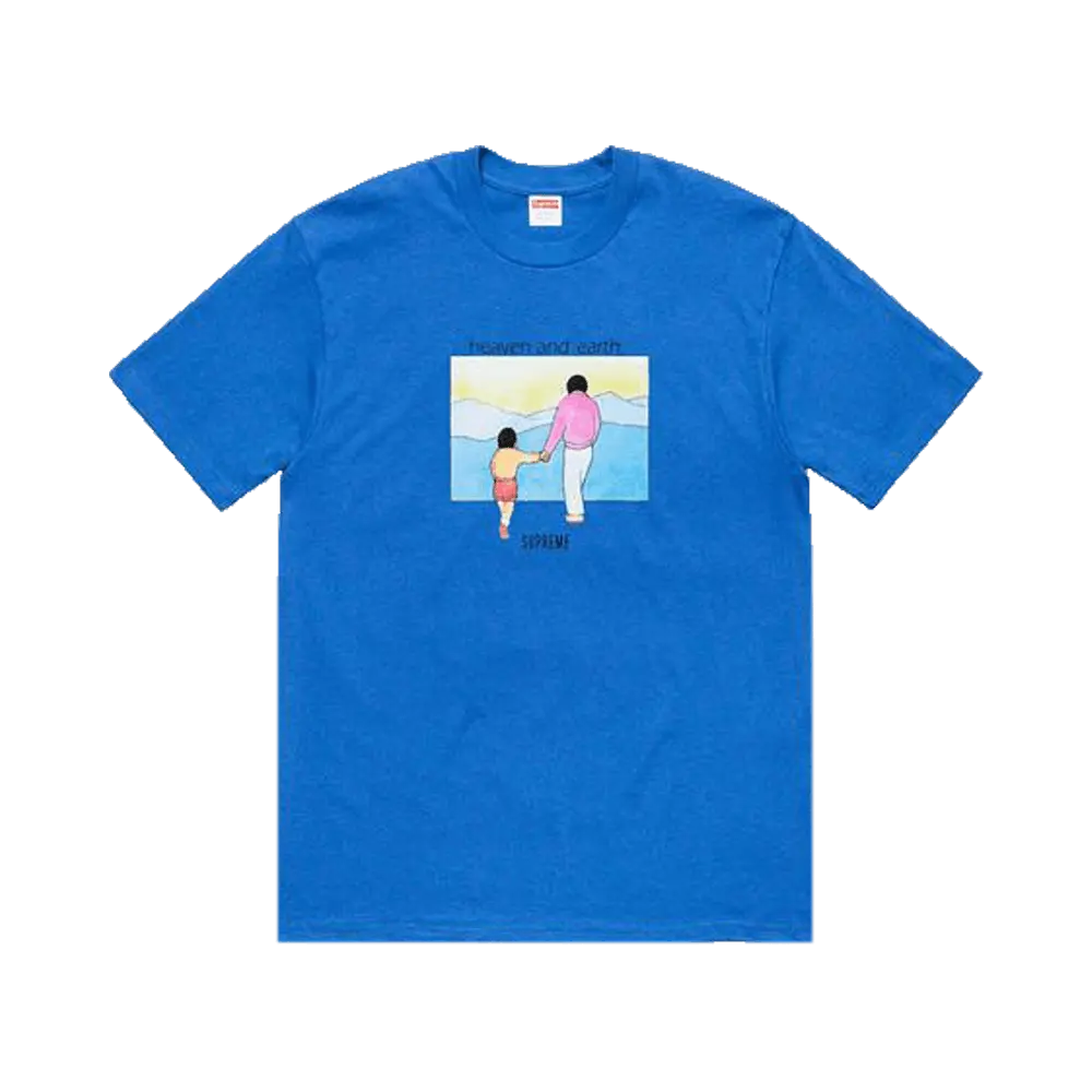 Supreme Heaven And Earth Tee 'Royal' Blue Fall/Winter 2019