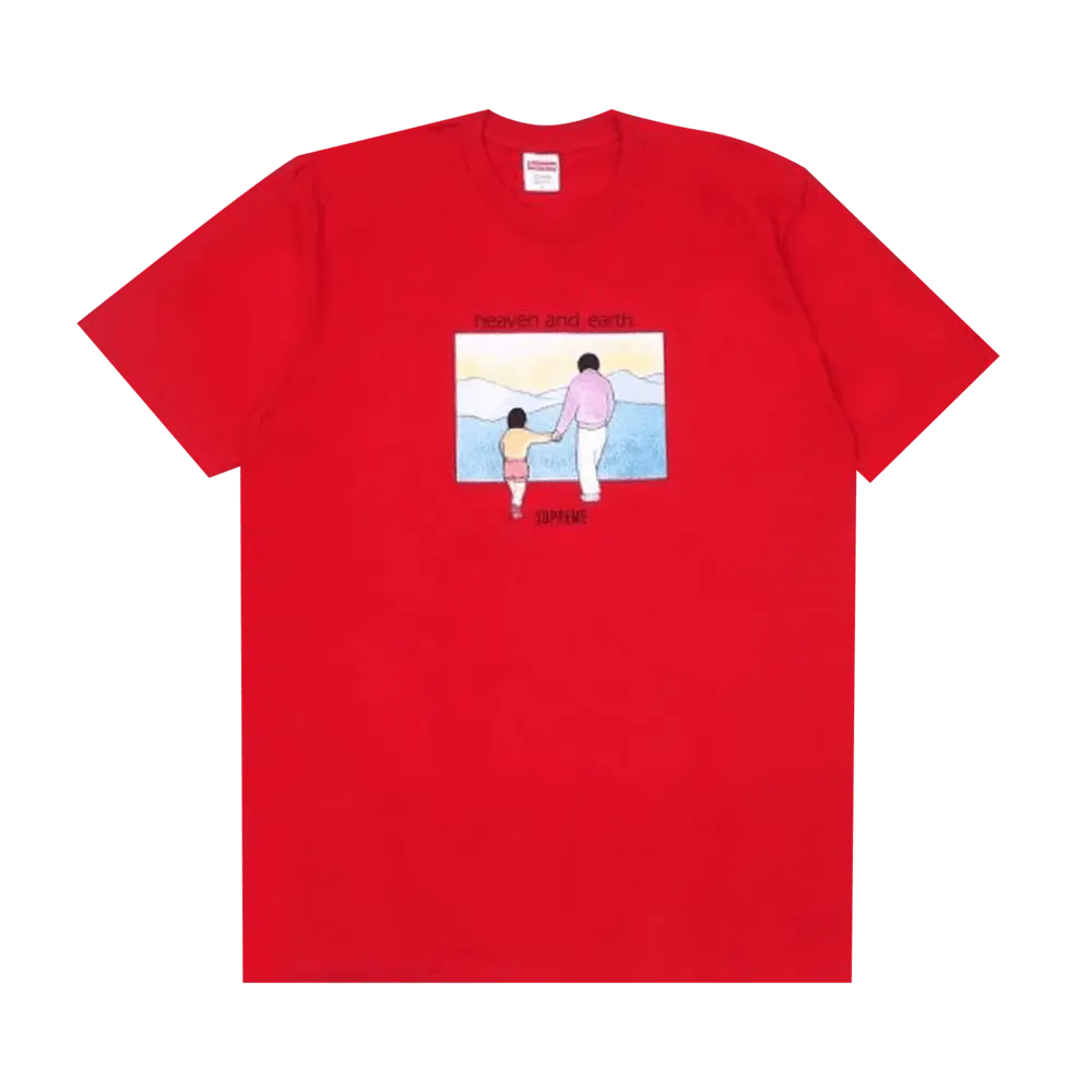 Supreme Heaven And Earth Tee 'Red' Fall/Winter 2019