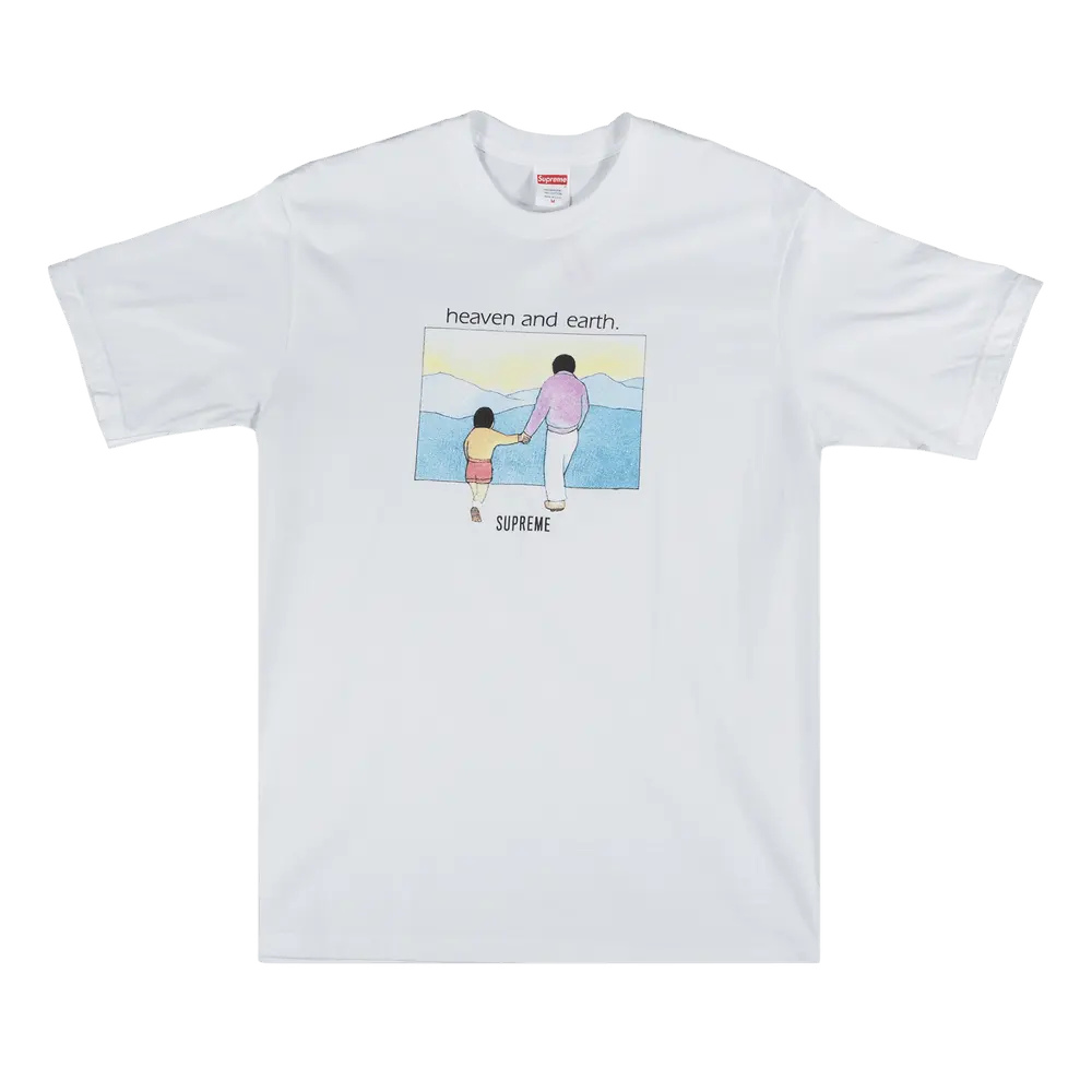 Supreme Heaven And Earth T-Shirt 'White' Fall/Winter 2019