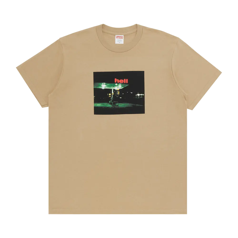 Supreme Hell Tee 'Khaki' Tan Fall/Winter 2023