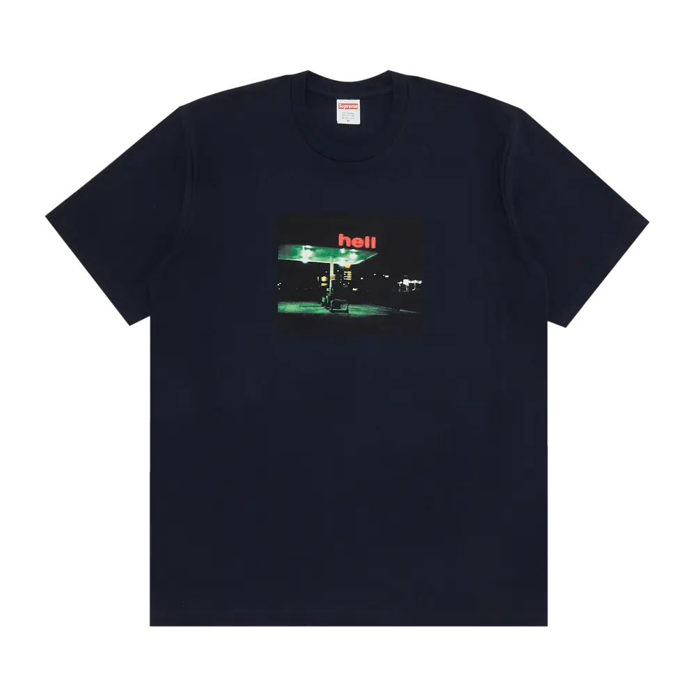 Supreme Hell Tee 'Navy' Blue Fall/Winter 2023