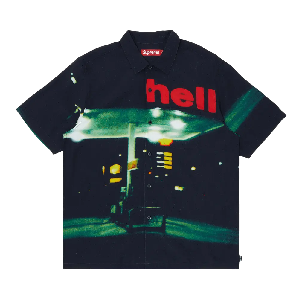 Supreme Hell Short-Sleeve Shirt 'Multicolor' Black Fall/Winter 2023