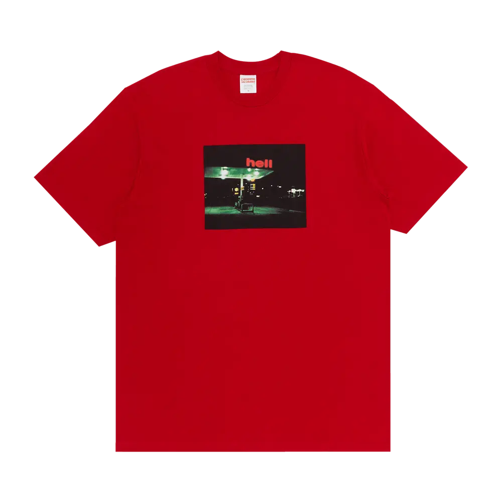 Supreme Hell Tee 'Red' Fall/Winter 2023