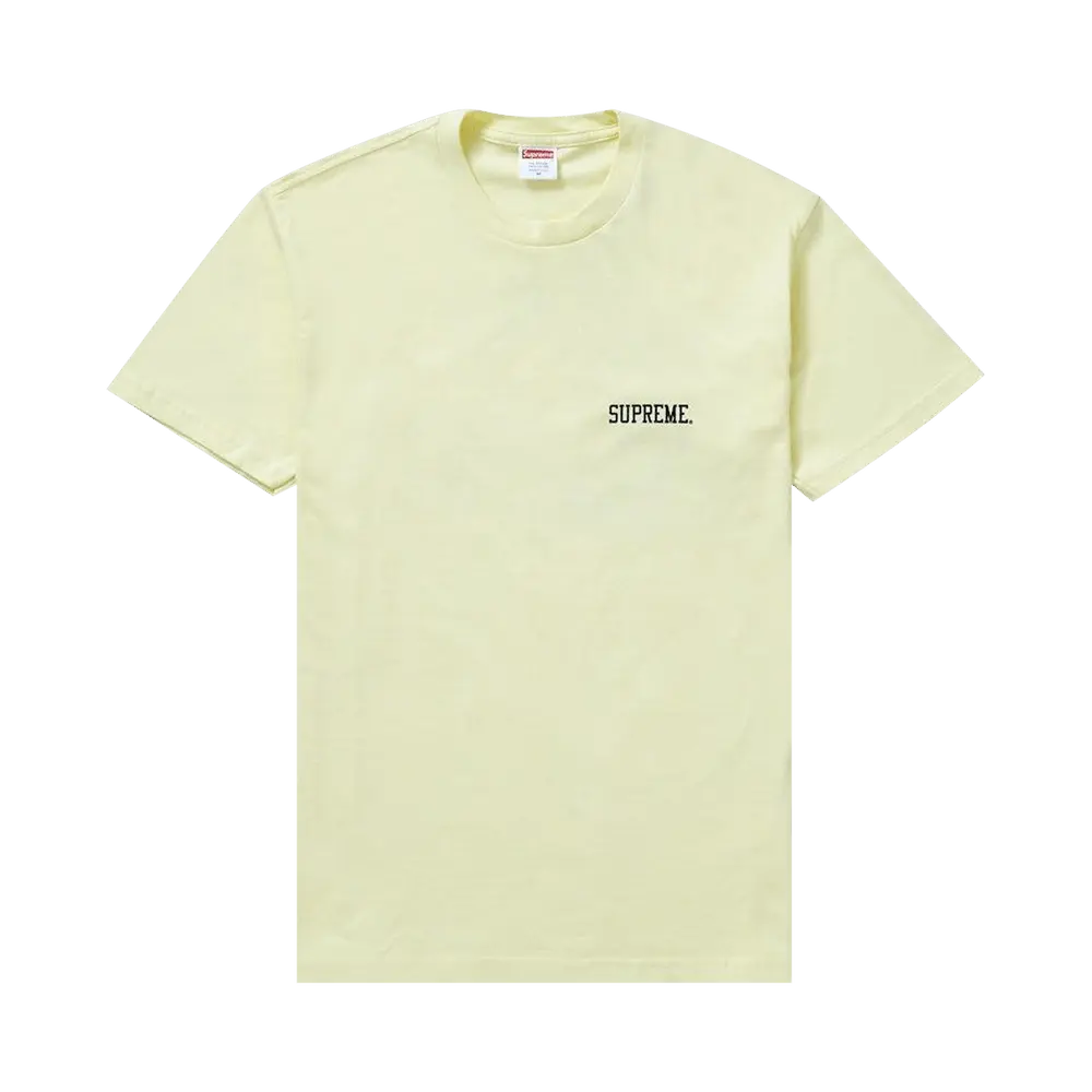 Supreme Heroines Tee 'Pale Yellow' Fall/Winter 2019