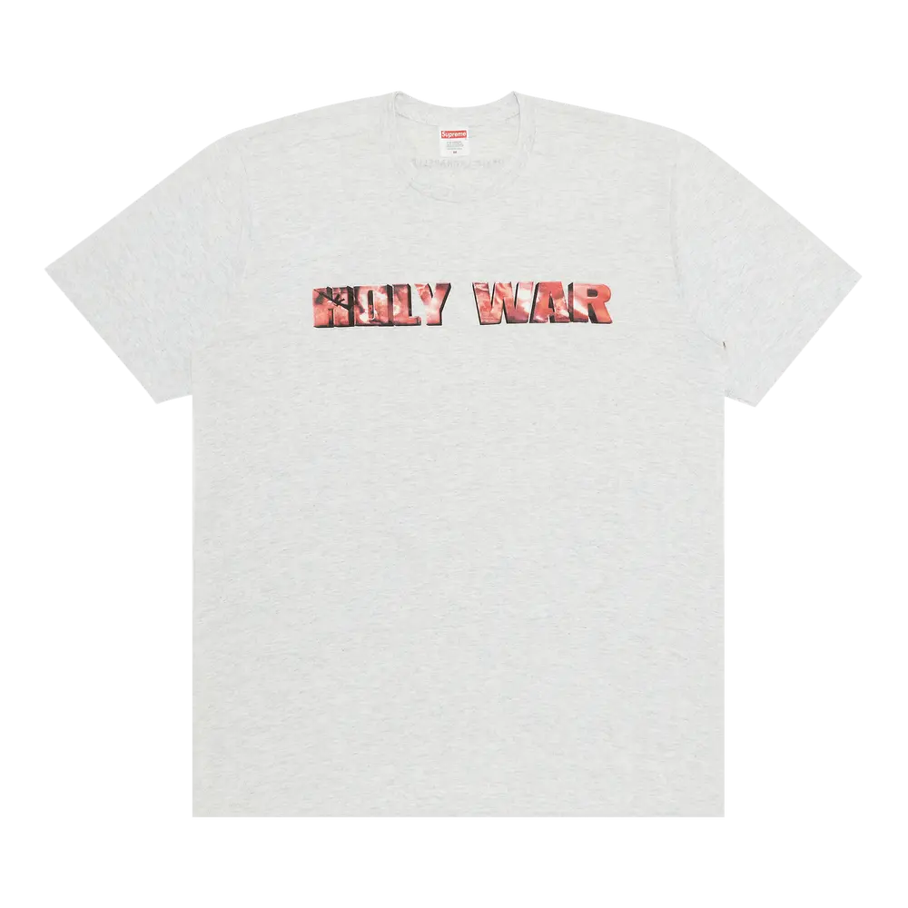 Supreme Holy War Tee 'Ash Grey' Fall/Winter 2023