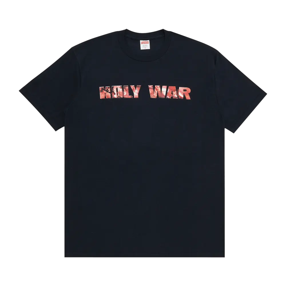 Supreme Holy War Tee 'Navy' Blue Fall/Winter 2023