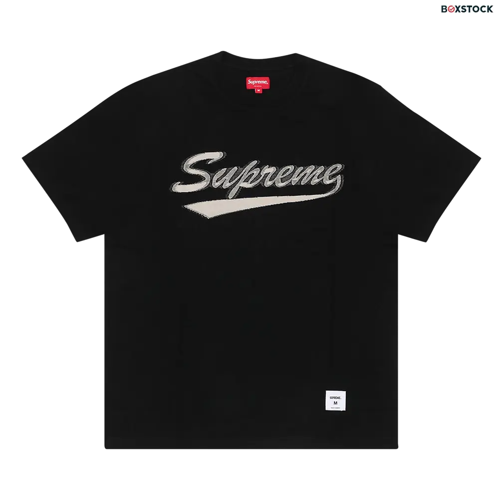 supreme Supreme Intarsia Script Short-Sleeve Top 'Red' Spring/Summer 2020