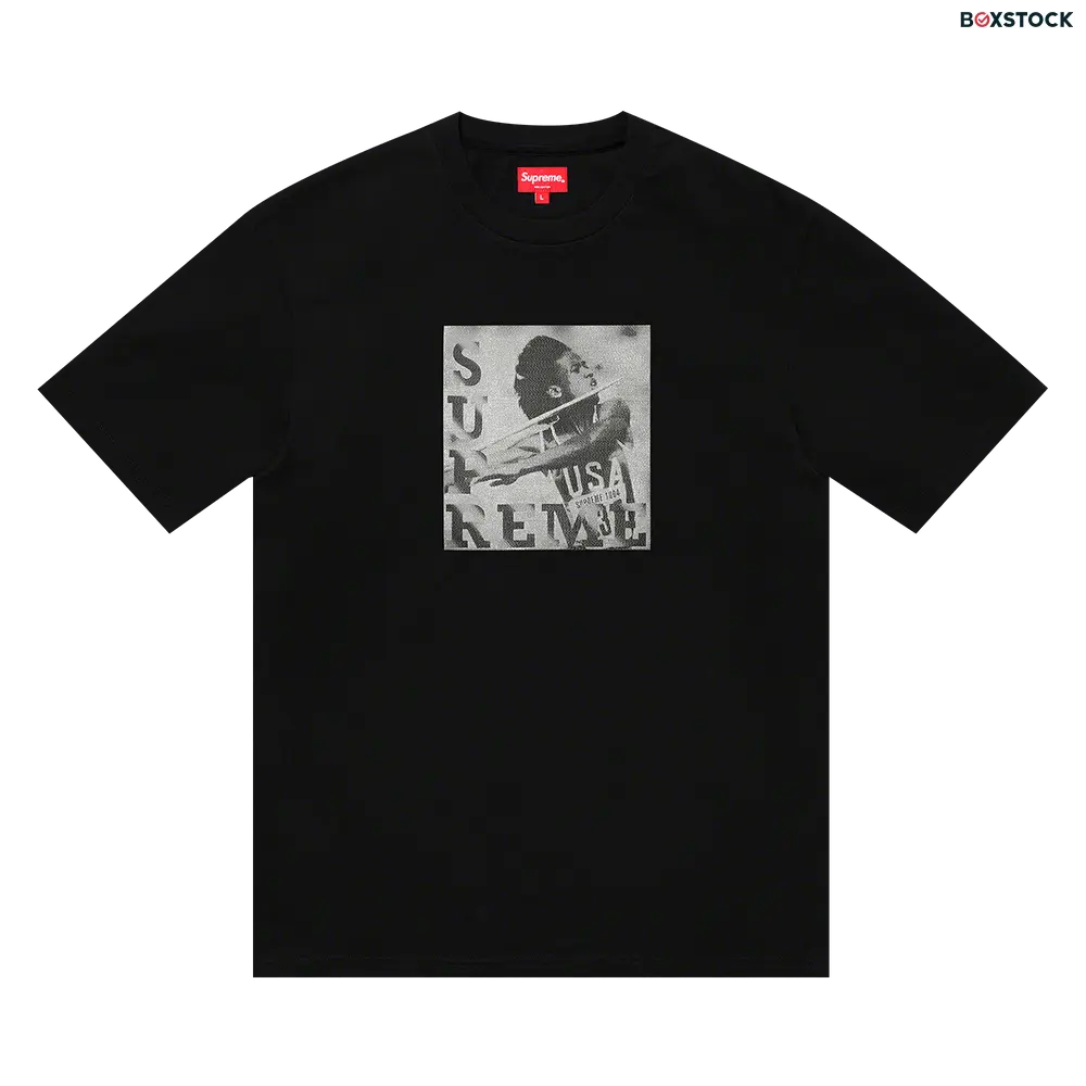 supreme Supreme Javelin Label Short-Sleeve Top 'Black' Spring/Summer 2020