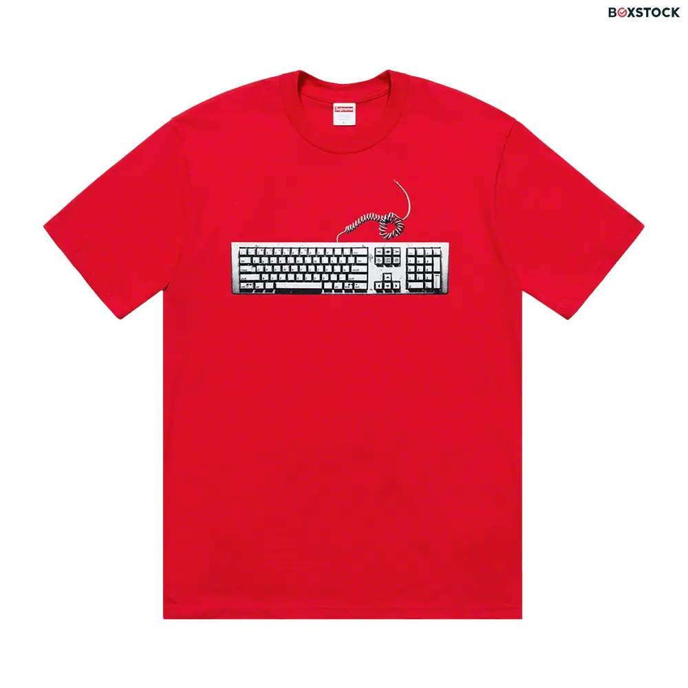 supreme Supreme Keyboard Tee 'Red' Spring/Summer 2019